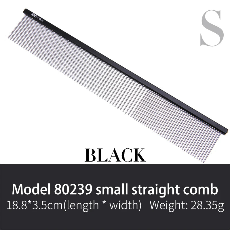 Fenice Metal Comb for Dogs Stainless Steel Pet Dog Cat Pin Comb Hair Brush Hairbrush Flea Comb Pets Acessorios Pet Grooming