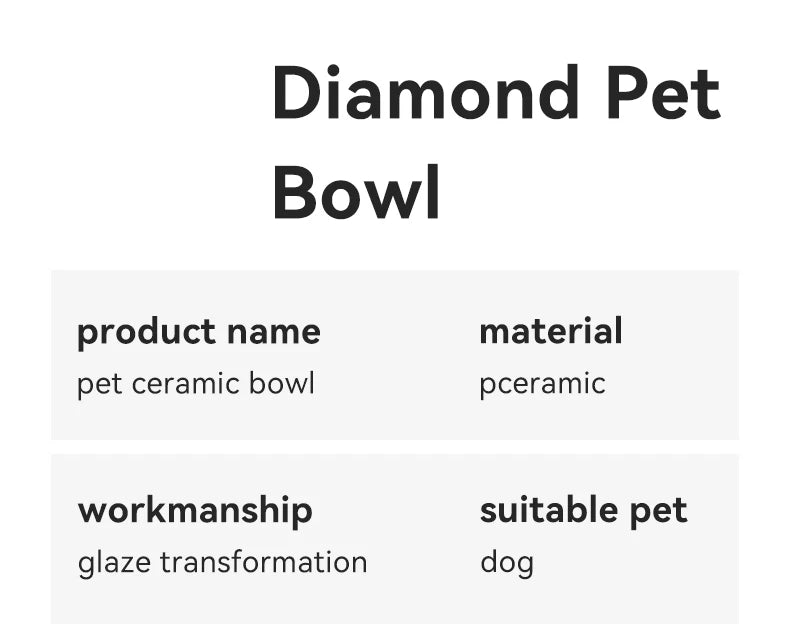 Ceramic Dog Bowl Set with Wooden Stand 1200ml 1800ml Anti Slip Pet Feeder for Medium Large Dogs Elevated Double Food Water Dish