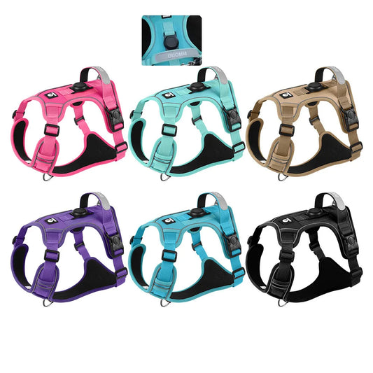 Anti Pull Dog Harness for Large Medium Dogs Reflective Escape Proof Tracker Chest Strap Breathable Adjustable Pet Supplies
