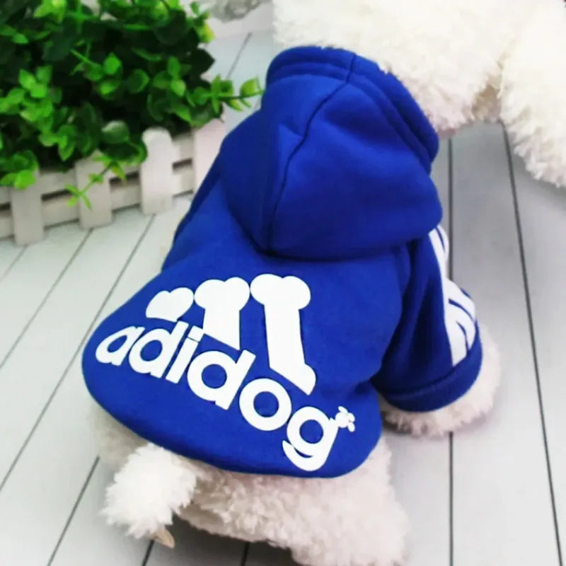 LETVIA Dogs Hoodie Sweatshirt with Letters Autumn Winter Pet Warm Coat for Medium Large Dogs Comfortable Dogs Clothes Fashion