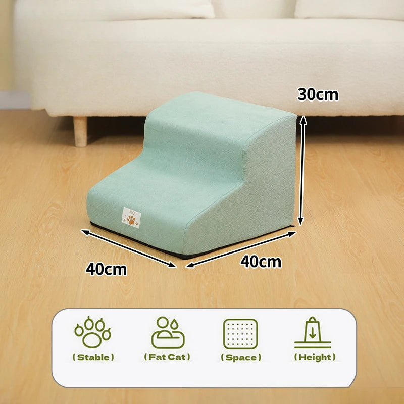 Pet Step Stair Dog/Cat Ramp Ladder Memory Foam Sponge Dogs Sofa Removable and Washable Training Pet Ramp Stairs Pet Supplies