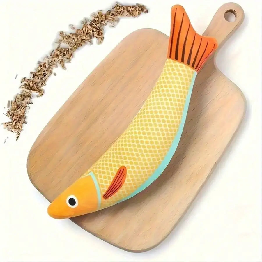 Realistic Fish Design Cat Toy, Sound-Producing Pet Toy, Soft And Durable, Indoor Interactive Kicking Toy For Cats, Cat Supplies
