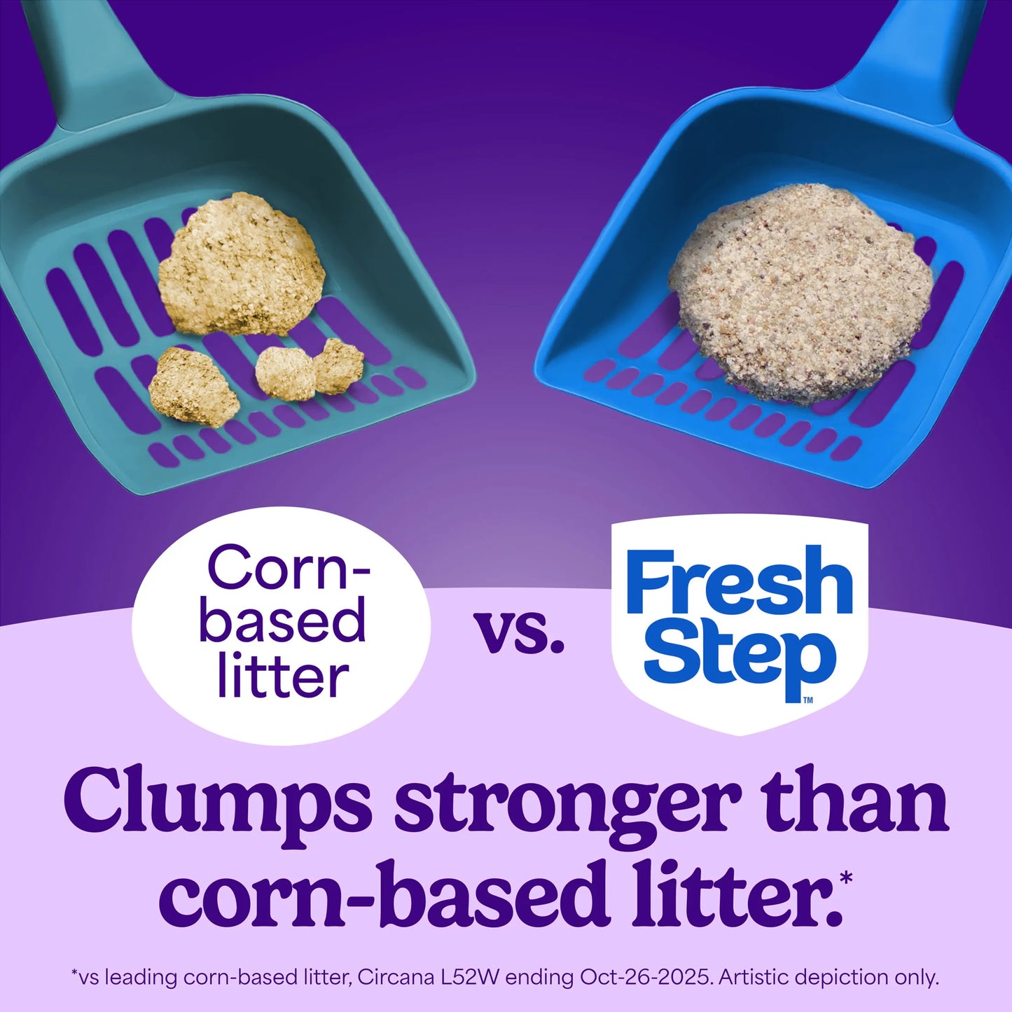 Unscented clumping cat litter for multiple cats, 38 lb total, easy-pour pouches, 4-pack