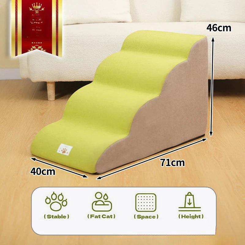Pet Step Stair Dog/Cat Ramp Ladder Memory Foam Sponge Dogs Sofa Removable and Washable Training Pet Ramp Stairs Pet Supplies