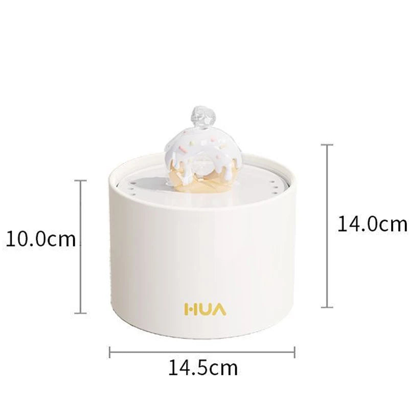 Automatic Circulating Water Dispenser, Cat Ceramic Water Dispenser, Silent Flow, Pet Food Utensils, Pet Supplies, 1Pc