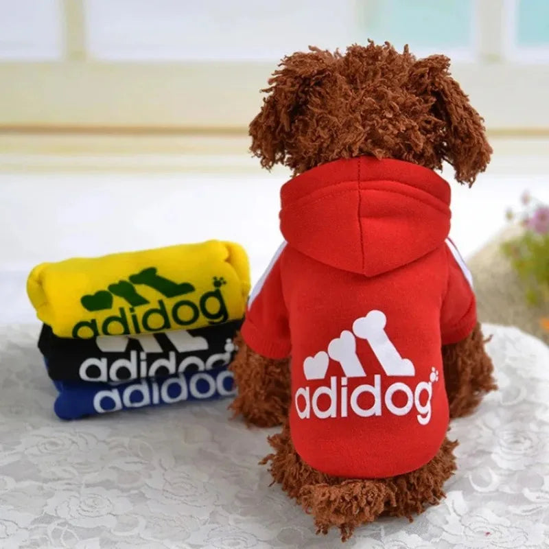 LETVIA Dogs Hoodie Sweatshirt with Letters Autumn Winter Pet Warm Coat for Medium Large Dogs Comfortable Dogs Clothes Fashion
