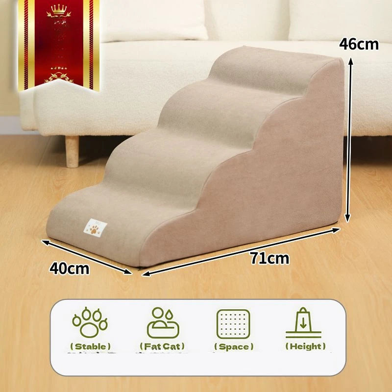 Pet Step Stair Dog/Cat Ramp Ladder Memory Foam Sponge Dogs Sofa Removable and Washable Training Pet Ramp Stairs Pet Supplies