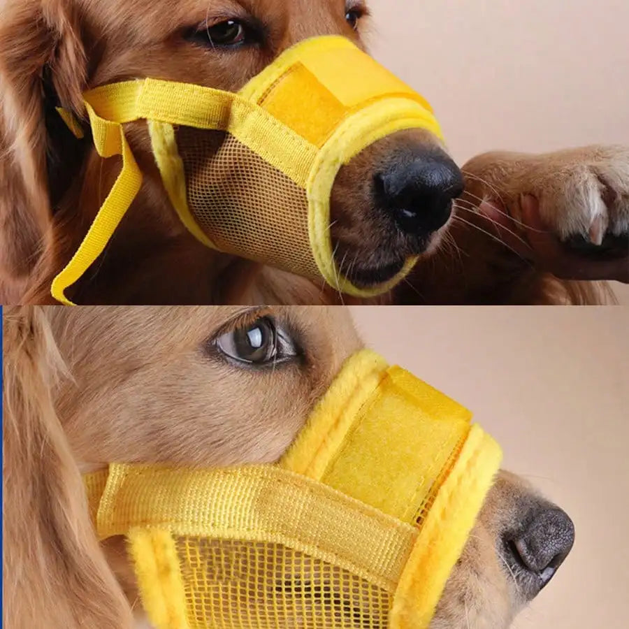 Adjustable Dog Muzzle, Anti-Bite Anti-Bark Muzzle For Small/Large Dogs, Pet Training Supplies, Breathable Mesh Design, Allow Drinking Water