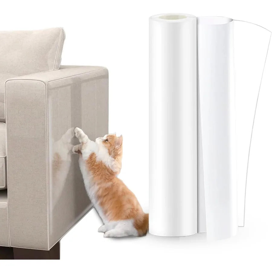 236 x 12 Inch Couch Protector from Cat Claws and Dog Scratching Furniture Covers for Pets Wall and Door Protection Durable Pet-